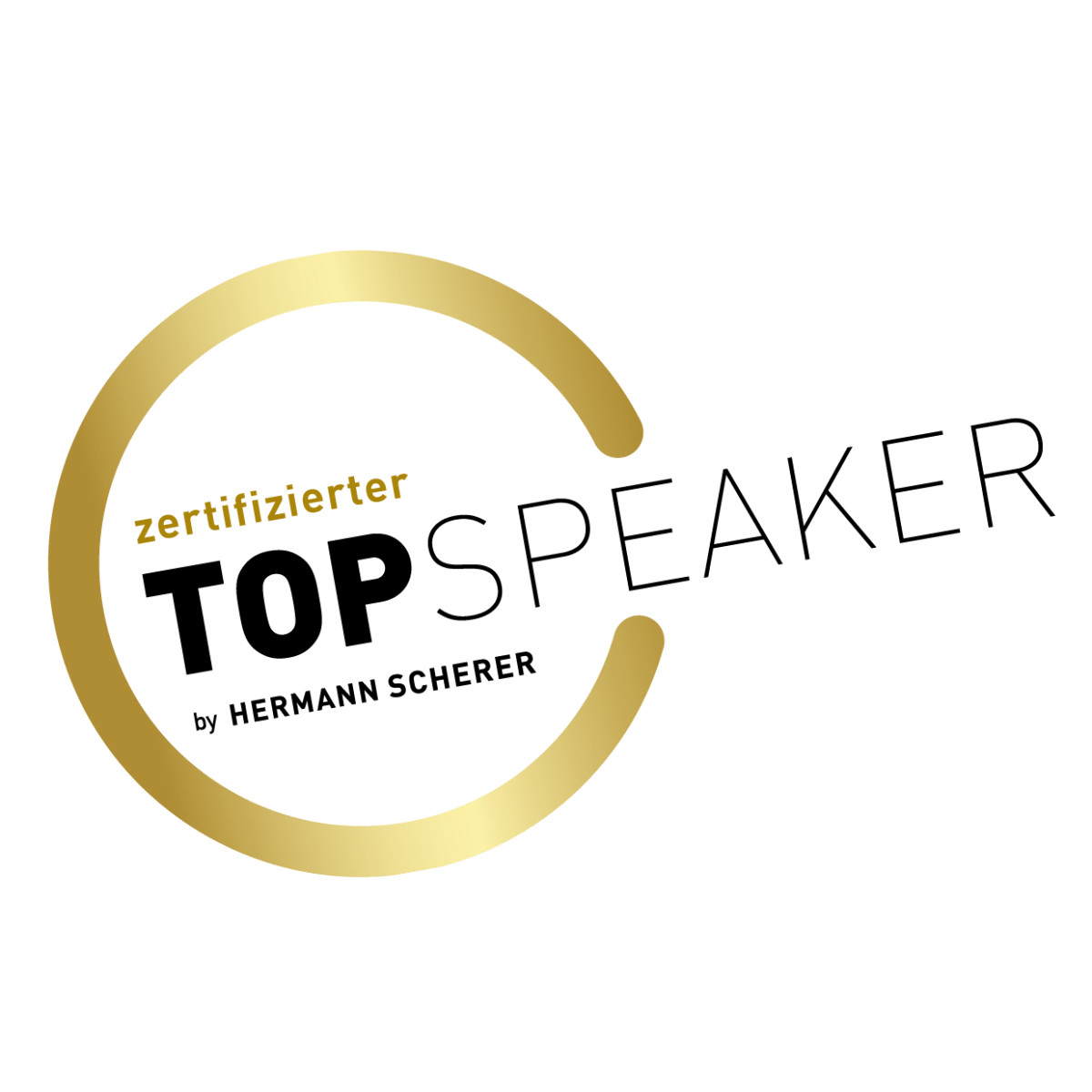 Zertifizierter Top-Speaker by Hermann Scherer