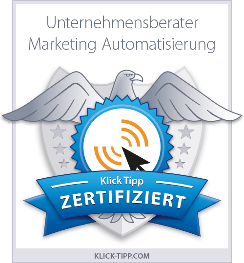 Zertifizierter Unternehmensberater Marketing Automatisierung, KlickTipp